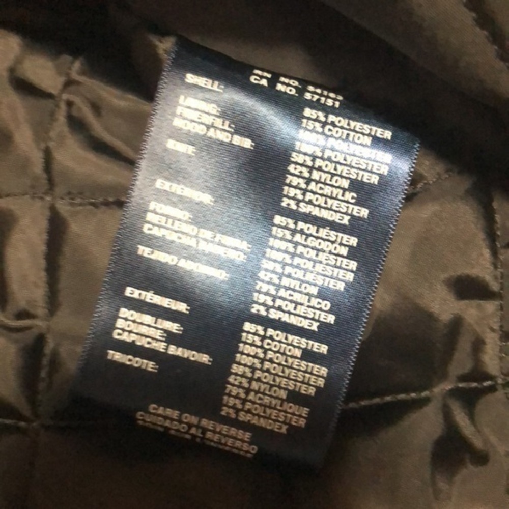 Tommy Hilfiger coat jacket women’s size large w attached‎ vest black w hood - Picture 12 of 16